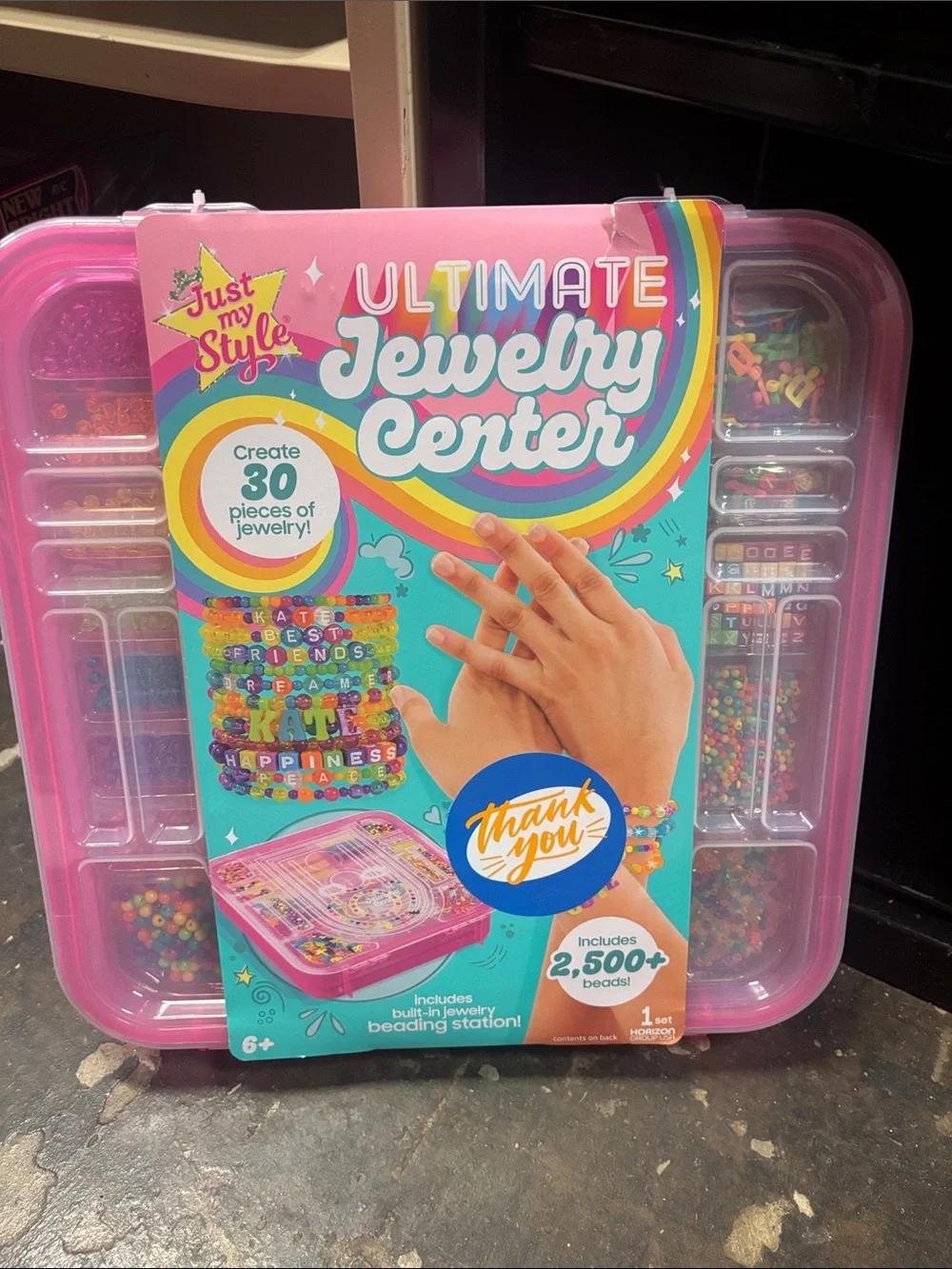Just My Style Ultimate Jewelry Center - Pink Bead Kit